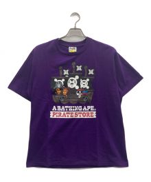 A BATHING APE（アベイシングエイプ）の古着「Tシャツ」｜パープル