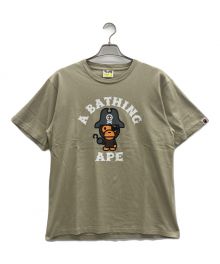 A BATHING APE（アベイシングエイプ）の古着「Tシャツ」｜ベージュ