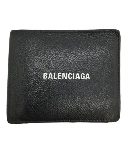 BALENCIAGA（バレンシアガ）BALENCIAGA (バレンシアガ) 2つ折り財布 ブラックの古着・服飾アイテム