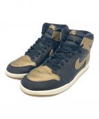 NIKEナイキ）の古着「Air Jordan 1 Retro High OG」｜ゴールド×ブラック