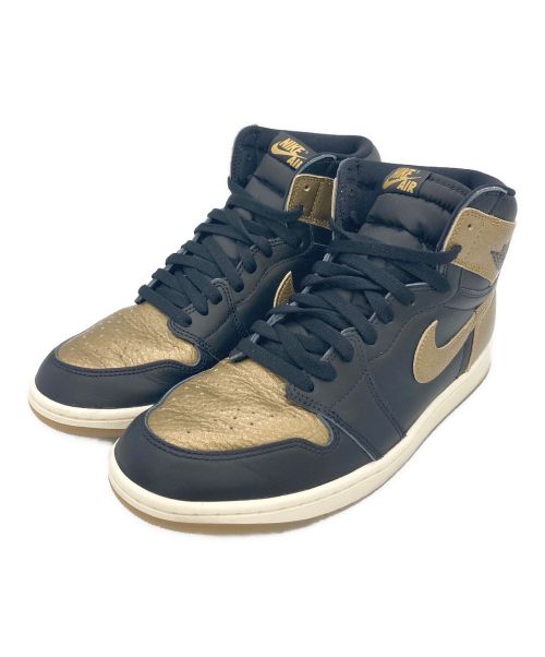 NIKE（ナイキ）NIKE (ナイキ) Air Jordan 1 Retro High OG ゴールド×ブラック サイズ:28.5の古着・服飾アイテム