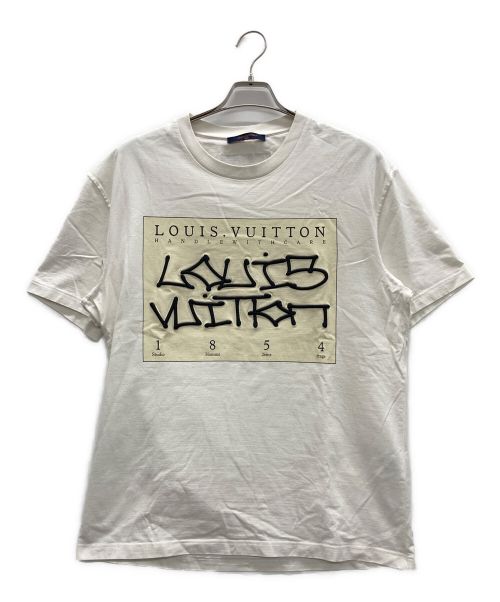 LOUIS VUITTON（ルイ ヴィトン）LOUIS VUITTON (ルイ ヴィトン) グラフィックロゴTシャツ ホワイト サイズ:XLの古着・服飾アイテム