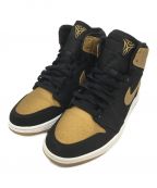 NIKEナイキ）の古着「Air Jordan 1 Retro High (エアジョーダン1 レトロ ハイ)」｜ブラック×ベージュ