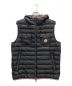 MONCLER（モンクレール）の古着「フーデッドダウンベスト」｜ブラック