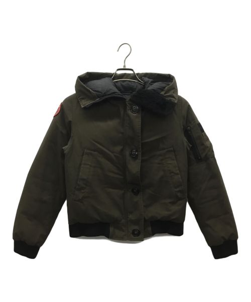 CANADA GOOSE（カナダグース）CANADA GOOSE (カナダグース) ラブラドール ボンバー ヘリテージ カーキ×ブラック サイズ:Sの古着・服飾アイテム