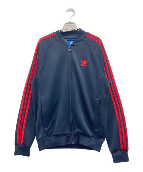 adidas（アディダス）adidas (アディダス) ジャージ ネイビー サイズ:Oの古着・服飾アイテム