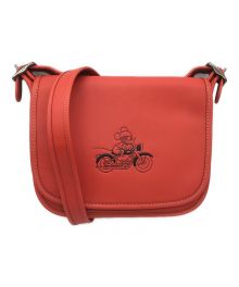 DISNEY×COACH（ディズニー×コーチ）の古着「ショルダーバッグ」｜レッド