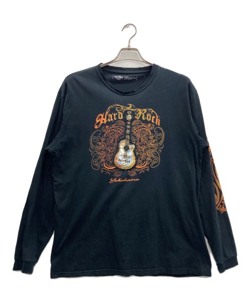 Hard Rock cafe（ハードロックカフェ）Hard Rock cafe (ハードロックカフェ) カットソー ブラック サイズ:Lの古着・服飾アイテム