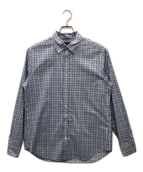 MACKINTOSH（マッキントッシュ）MACKINTOSH (マッキントッシュ) ボタンダウンシャツ ブルー×ホワイト サイズ:Lの古着・服飾アイテム