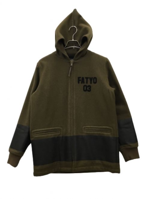 FAT（エフエーティー）FAT (エフエーティー) フーデッドジャケット カーキ サイズ:Lの古着・服飾アイテム