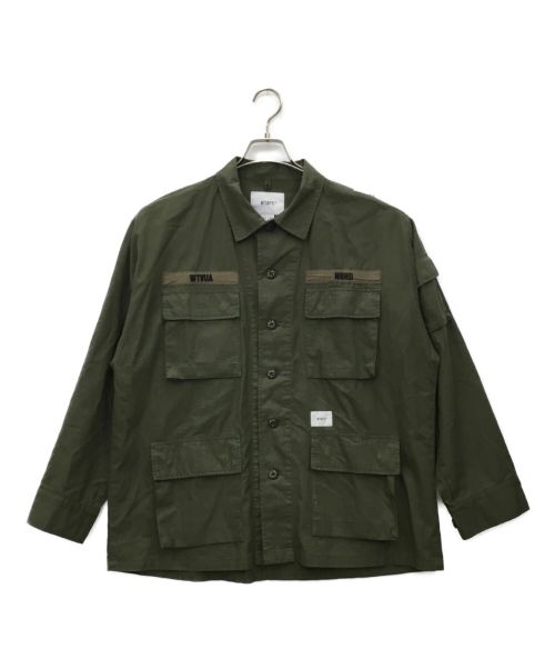 WTAPS（ダブルタップス）WTAPS (ダブルタップス) NEIGHBORHOOD (ネイバーフッド) ミリタリーシャツ オリーブ サイズ:X02の古着・服飾アイテム