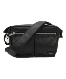 PORTER（ポーター）の古着「FREE STYLE(フリースタイル) SHOULDER BAG(S)」｜ブラック