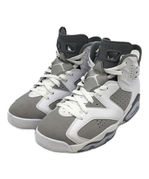 NIKE（ナイキ）NIKE (ナイキ) JORDAN BRAND AIR JORDAN 6 RETRO WHITE/MEDIUM GREY-COOL GREY 23SP-I ホワイト×グレー サイズ:26cmの古着・服飾アイテム