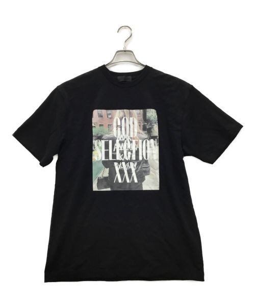 GOD SELECTION XXX（ゴッドセレクショントリプルエックス）GOD SELECTION XXX (ゴッドセレクショントリプルエックス) Tシャツ ブラック サイズ:Lの古着・服飾アイテム