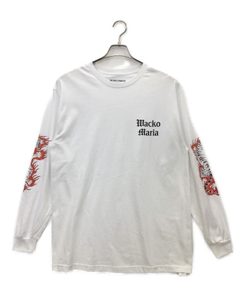 WACKO MARIA（ワコマリア）WACKO MARIA (ワコマリア) ロングスリーブTシャツ ホワイト サイズ:Lの古着・服飾アイテム