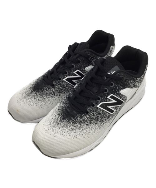 NEW BALANCE（ニューバランス）NEW BALANCE (ニューバランス) スニーカー ホワイト×ブラック サイズ:27.5cmの古着・服飾アイテム