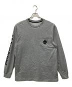 F.C.R.B.エフシーアールビー）の古着「AUTHENTIC L/S TEAM POCKET TEE」｜グレー