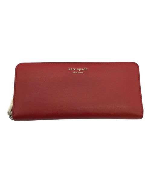 Kate Spade（ケイトスペード）Kate Spade (ケイトスペード) 長財布 レッドの古着・服飾アイテム