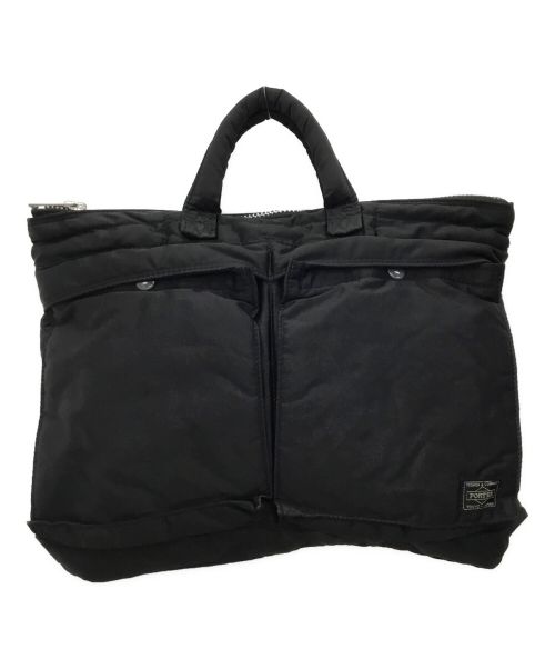 PORTER（ポーター）PORTER (ポーター) TANKER  SHORT HELMETBAG ブラックの古着・服飾アイテム