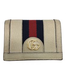 GUCCI（グッチ）の古着「2つ折り財布」｜ベージュ