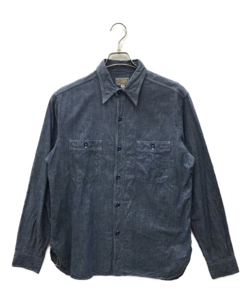 BUZZ RICKSON'S（バズリクソンズ）Buzz Rickson's (バズリクソンズ) シャンブレーシャツ インディゴ サイズ:16-16 1/2の古着・服飾アイテム