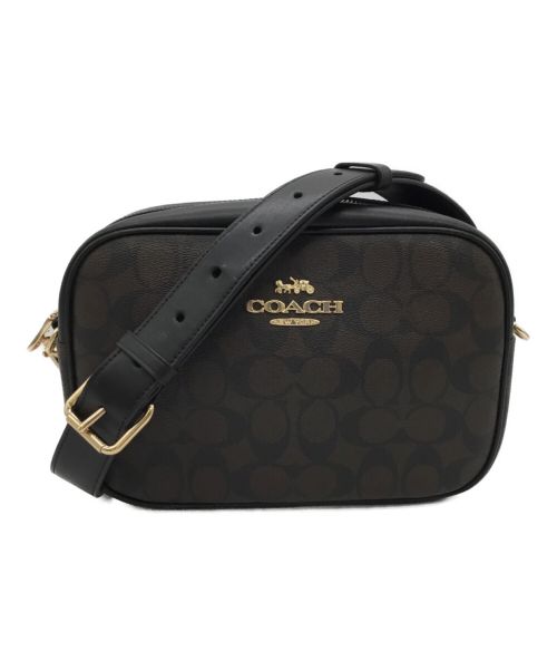 COACH（コーチ）COACH (コーチ) ジェイミー カメラ バッグ シグネチャー キャンバス ブラウンの古着・服飾アイテム