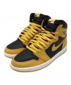 NIKEナイキ）の古着「AIR JORDAN 1 RETRO HIGH OG」｜POLLEN/BLACK/WHITE