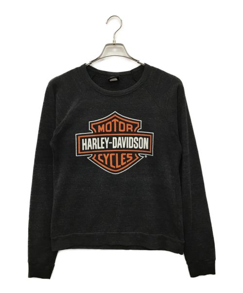 HARLEY-DAVIDSON（ハーレーダビッドソン）HARLEY-DAVIDSON (ハーレーダビッドソン) ロングスリーブカットソー グレー サイズ:MDの古着・服飾アイテム