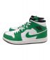 NIKE (ナイキ) AIR JORDAN 1 MID LUCKY ホワイト×グリーン サイズ:28.5：13000円