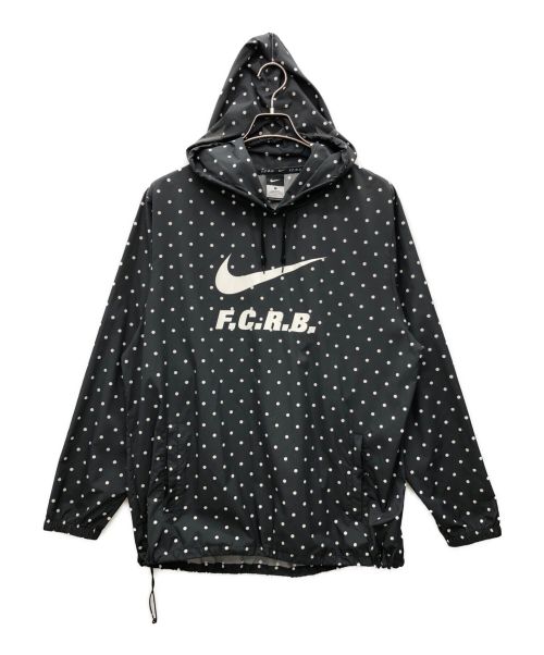 F.C.R.B.（エフシーアールビー）F.C.R.B. (エフシーアールビー) NIKE (ナイキ) アノラックパーカー ブラック×ホワイト サイズ:Lの古着・服飾アイテム