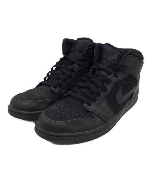 NIKE（ナイキ）NIKE (ナイキ) AIR JORDAN 1 MID ブラック サイズ:30の古着・服飾アイテム