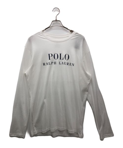 POLO RALPH LAUREN（ポロ・ラルフローレン）POLO RALPH LAUREN (ポロ・ラルフローレン) 長袖Tシャツ ホワイト サイズ:L 未使用品の古着・服飾アイテム