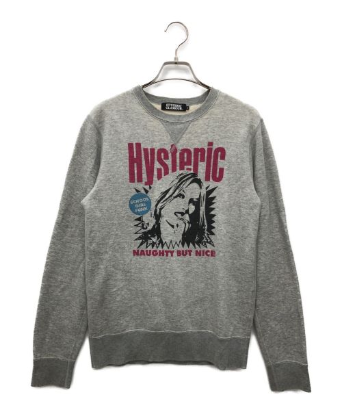 Hysteric Glamour（ヒステリックグラマー）Hysteric Glamour (ヒステリックグラマー) スウェット グレー サイズ:Sの古着・服飾アイテム