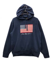 POLO RALPH LAUREN（ポロ・ラルフローレン）の古着「プルオーバーパーカー」｜ネイビー