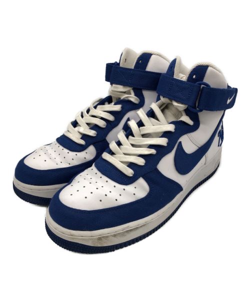 NIKE（ナイキ）NIKE (ナイキ) AirForce1 High EMB Dodgers ホワイト×ブルー サイズ:28.0の古着・服飾アイテム