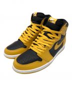 NIKEナイキ）の古着「AIR JORDAN1 RETRO HIGH OG」｜ブラック×イエロー