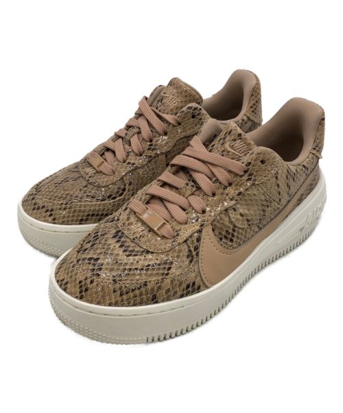 NIKE（ナイキ）NIKE (ナイキ) WMNS AIR FORCE 1 PLT.AF.ORM ブラウン サイズ:23.5の古着・服飾アイテム