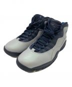 NIKEナイキ）の古着「AIR JORDAN 10 RETRO （エアジョーダン10レトロ）」｜グレー