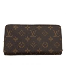 LOUIS VUITTON（ルイ ヴィトン）の古着「ジッピー・ウォレット モノグラム」｜ブラウン