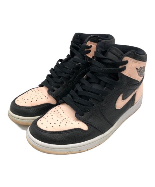 NIKE（ナイキ）NIKE (ナイキ) AIR JORDAN1 RETRO HIGH OG（エアジョーダン1 レトロ ハイ） ピンク×ブラック サイズ:27.5の古着・服飾アイテム