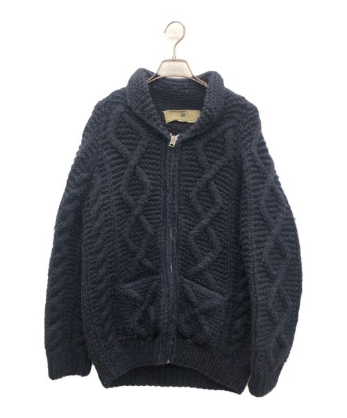 CANADIAN SWEATER（カナディアンセーター）CANADIAN SWEATER (カナディアンセーター) ニットジャケット ネイビー サイズ:38の古着・服飾アイテム