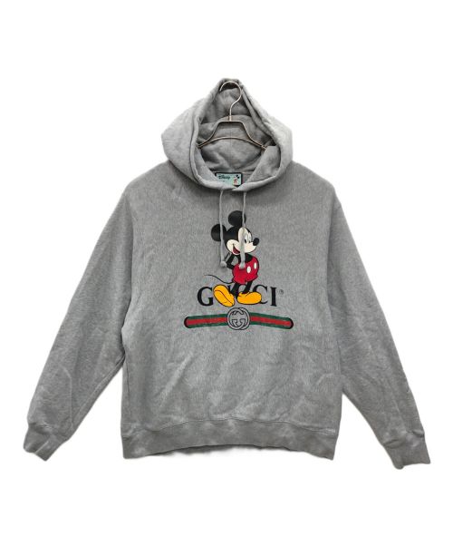 GUCCI × DISNEY（グッチ ディズニー）GUCCI × DISNEY (グッチ ディズニー) プルオーバーパーカー グレー サイズ:XLの古着・服飾アイテム