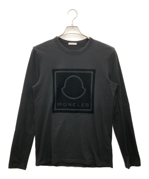 MONCLER（モンクレール）MONCLER (モンクレール) 長袖Tシャツ ブラック サイズ:Sの古着・服飾アイテム