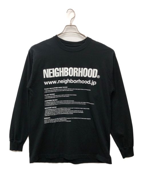 NEIGHBORHOOD（ネイバーフッド）NEIGHBORHOOD (ネイバーフッド) 長袖Tシャツ ブラック サイズ:Mの古着・服飾アイテム