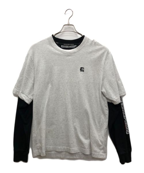 ALEXANDER WANG（アレキサンダーワン）ALEXANDER WANG (アレキサンダーワン) 長袖Tシャツ グレー サイズ:Mの古着・服飾アイテム