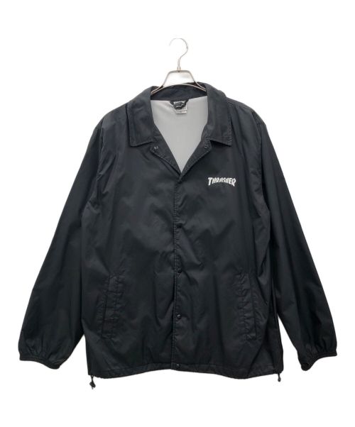 THRASHER（スラッシャー）THRASHER (スラッシャー) コーチジャケット ブラック サイズ:XLの古着・服飾アイテム