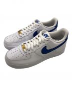 NIKEナイキ）の古着「AIR FORCE 1 '07LOW(エアフォースワン1'07ロー)」｜ホワイト×ブルー