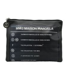 MM6 Maison Margiela（エムエムシックス メゾンマルジェラ）の古着「クラッチポーチ」｜ブラック