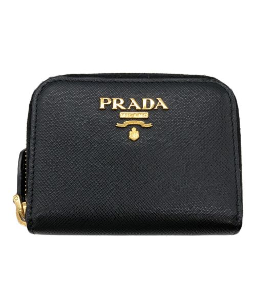 PRADA（プラダ）PRADA (プラダ) サフィアーノ コインケース ブラックの古着・服飾アイテム