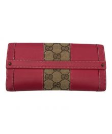 GUCCI（グッチ）の古着「長財布」｜ピンク